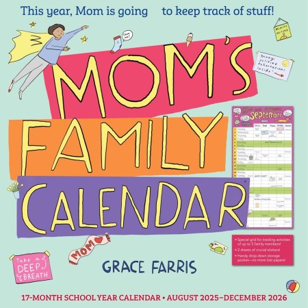 Mom’s Family Wall Calendar 2026