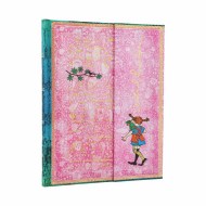 Astrid Lindgren, Pippi Longstocking (Embellished Manuscripts Collection) Ultra Unlined Hardcover Journal (Wrap Closure)