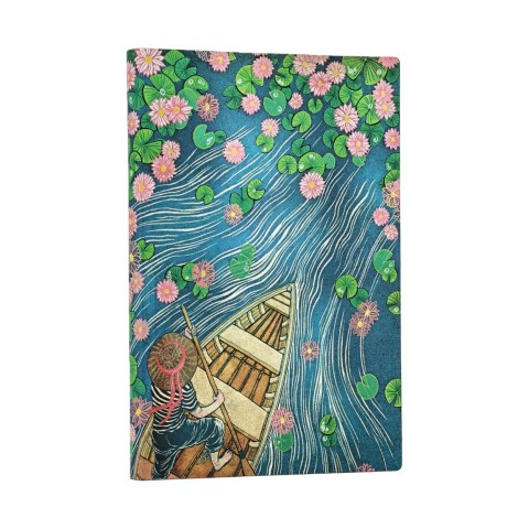 Lotus River (Living with Yuko) Mini Unlined Softcover Journal (Elastic Band Closure)