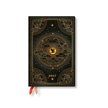 2027 Shadows of Navarre (Fourth Wing) Mini Hardcover 12-Month Dayplanner (Elastic Band Closure)