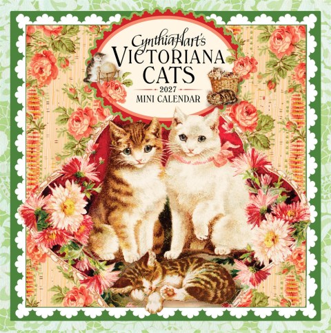 Cynthia Hart’s Victoriana Cats Mini Wall Calendar 2027